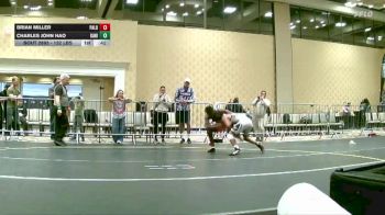 132 lbs 3rd Place - Brian Miller, Palo Alto Elite vs Charles John Hao, Kahiau Wr Ac