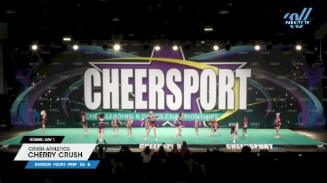 Crush Athletics - Cherry Crush [2024 L1.1 Youth - PREP - D2 - B Day 1] 2024 CHEERSPORT National All Star Cheerleading Championship