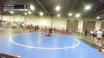 62 lbs Consi Of 8 #2 - Luis Andrade, Wright Wr Ac vs Manuel Cruz, Hotsots