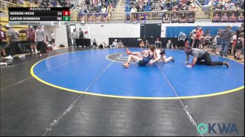 170 lbs Semifinal - Hudson Hicks, Sallisaw Takedown Club vs Carter Robinson, Pawnee Wrestling Club