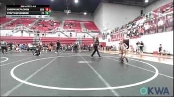 52 lbs Quarterfinal - Joseph McFadden, CCYO vs Ryatt Luchsinger, Lexington Wrestling Club