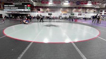 141 lbs Semifinal - Issac Church, Missouri Valley vs Timothy Murabito, Texas Wesleyan