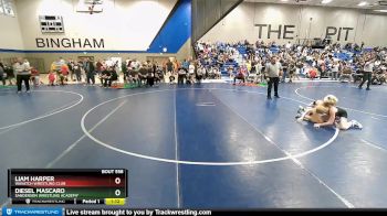 115 lbs Champ. Round 2 - Diesel Mascaro, Sanderson Wrestling Academy vs Liam Harper, Wasatch Wrestling Club