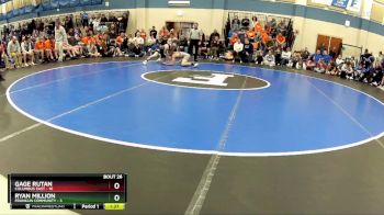 126 lbs Placement (16 Team) - Ryan Million, Franklin Community vs Gage Rutan, Columbus East