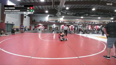 110 lbs Placement Matches (8 Team) - Will Hughes, Steel Valley Renegades vs Warren Alderman, Yale St