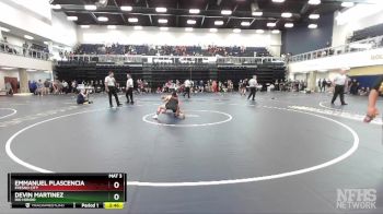 141 lbs Cons. Round 3 - Emmanuel Plascencia, Fresno City vs Devin Martinez, Rio Hondo