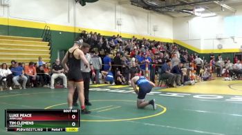 165 lbs Cons. Round 3 - Luke Peace, Avon Lake vs Tim Clemens, Louisville