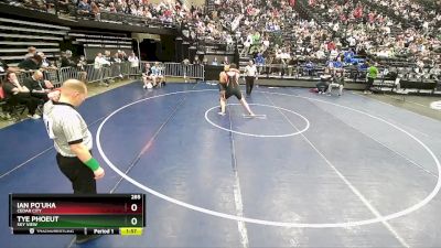 285 lbs Cons. Round 1 - Tye Phoeut, Sky View vs Ian Po`uha, Cedar City