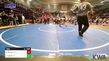 80 lbs Consi Of 8 #2 - Bailer Herren, Pawnee Peewee Wrestling vs Camden Lloyd, Team Tulsa Wrestling Club