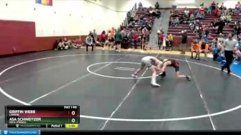 120 lbs Cons. Round 2 - Griffin Webb, Laramie vs Asa Schweitzer, Rock Springs