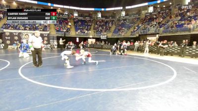 70 lbs Quarterfinal - Carter Hardy, Penn Cambria vs Dylan Dudash, West Middlesex