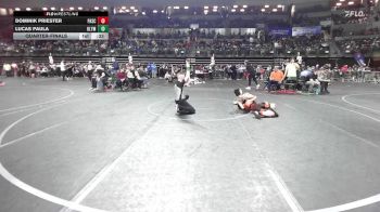 120 lbs Quarterfinal - Dominik Priester, Pascack HIlls vs Lucas Paula, Olympic