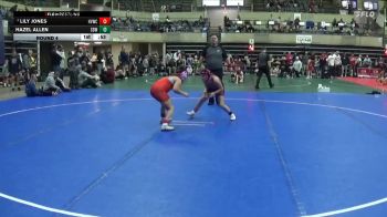 Round 4 - Lily Jones, Holmen Viking Wrestling Club vs Hazel Allen, Super D Wrestling