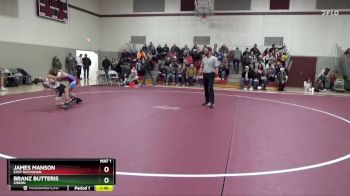 80-82A 1st Place Match - Branz Butteris, Lisbon vs James Manson, East Buchanan