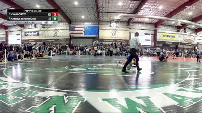 115 lbs Cons. Round 1 - Nyah Ortiz, Reed vs Kailike Madolora, Sierra Vista