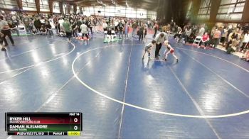 52 lbs Cons. Round 2 - Damian Alejandre, Ogden Tigers vs Ryker Hill, Falcon Wrestling Club