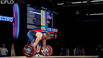 Wes Kitts (USA, 105) Sets New American Record Snatch With This 176kg Lift
