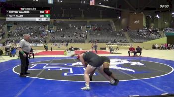 235 lbs Champ. Round 1 - Faith Allen, Central vs Destiny Walters, Boyd County