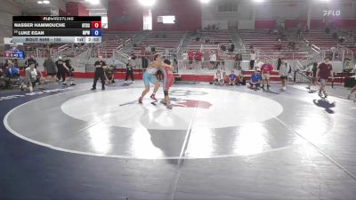 150 lbs Cons. Semis - Nasser Hammouche, Beat The Streets Chicago-Midway vs Luke Egan, Michigan Premier WC