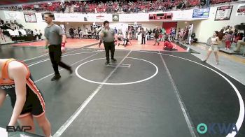 73 lbs Quarterfinal - Ryker Roedenbeck, Tahlequah Wrestling Club vs Kirsten Kelso, Tiger Trained Wrestling