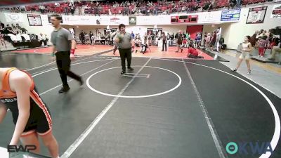 73 lbs Quarterfinal - Ryker Roedenbeck, Tahlequah Wrestling Club vs Kirsten Kelso, Tiger Trained Wrestling