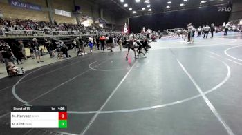 73 lbs Round Of 16 - Martin Narvaez, Dumas WC vs Preston Kline, Dragon Wrestling Club