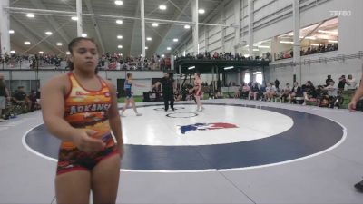 130 lbs Anna Dux, Arkansas vs Emmalynn Moore, Indiana Blue