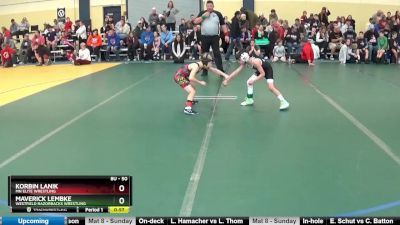 50 lbs Quarterfinal - Maverick Lembke, Westfield Razorbacks Wrestling vs Korbin Lanik, MN Elite Wrestling