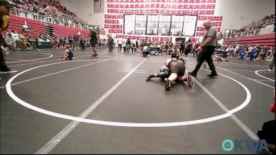 Quarterfinal - Isaac Arroyo, Dumas Wrestling Club vs Oaklen Lackey, Tecumseh Youth Wrestling