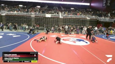 85 lbs Quarterfinal - Dallen Davis, Shoshoni Sharp Shooters vs Malcolm Finch, CWC Thunder