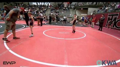 58 lbs Consolation - Lincoln Wright, Broken Arrow Wrestling Club vs Weston Pulliam, Team Tulsa Wrestling Club