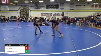 JV-10 lbs Round 1 - Justin Mendoza, Cedar Rapids Jefferson vs Marcus Hasley, Mount Vernon