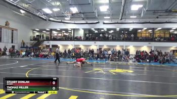 133 lbs Quarterfinal - Stuart Donlan, Olivet vs Thomas Miller, Trine
