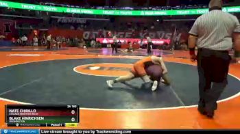 2 lbs Quarterfinal - Blake Hinrichsen, Washington vs Nate Chirillo, Chicago (Brother Rice)