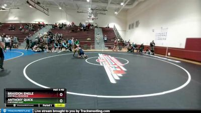 138 lbs Cons. Round 5 - Anthony Quick, Cheyenne East vs Braxdon Engle, Greybull/Riverside