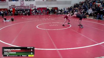 160 lbs Quarterfinal - Tate Condezo, Marshall vs Thomas Schlangen, Maple Grove