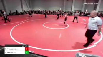 88 lbs Semifinal - Ben Krawczenko, Lions WC vs Jake Mescher, Legacy Wr Ac