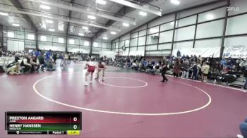 157 lbs Quarterfinal - Henry Hanssen, Wasatch vs Preston Aagard, Juab