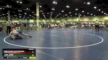 182 lbs Round 3 (16 Team) - Sebastian Hutchinson, NFWA Oakleaf Knights vs Jake Jesse, Alpha Wrestling