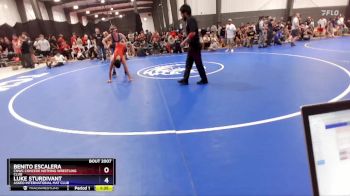 120 lbs Cons. Round 5 - Benito Escalera, CNWC Concede Nothing Wrestling Club vs Luke Sturdivant, Askeo International Mat Club