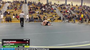 165 lbs Cons. Round 3 - William Krueger, UW-Eau Claire vs Carter Friend, UW-Eau Claire