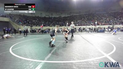 70 lbs Consi Of 4 - Briar Potter, Cushing vs Jax Gates, Ponca City Wildcat Wrestling