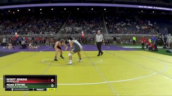 D3-175 lbs Quarterfinal - Wyatt Jenkins, Whitehall HS vs Noah Etnyre, Lutheran HS Westland