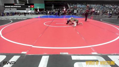 70 lbs Consi Of 8 #1 - Avram Meliksetian, Mad Dawg Wrestling Club vs Lucas Ybarra, Fallon Outlaws Wrestling Club