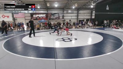 57 kg Cons. Rd Of 32 - Cole Hunt, Hunt Farms RTC vs Cameron Stinson Jr., Tar Heel Wrestling Club