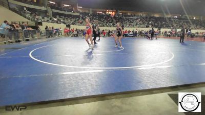110 lbs Consi Of 8 #1 - Evelyn Tillison, Fort Gibson vs Kaydence Andes, Weatherford