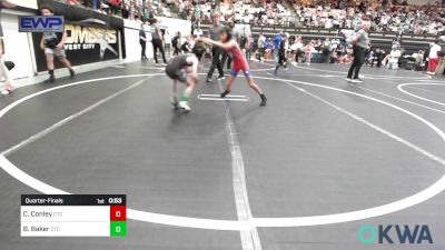 55 lbs Quarterfinal - Coltyn Conley, Chandler Takedown Club vs Braxton Baker, Comanche Takedown Club