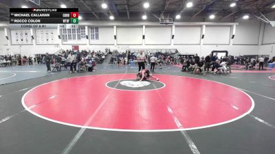 165 lbs Consi Of 8 #1 - Michael Callahan, Conard vs Rocco Colon, Wethersfield
