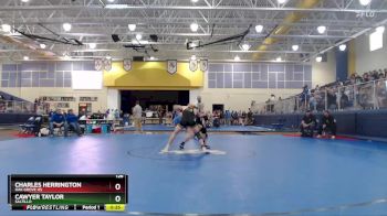 126 lbs Cons. Round 2 - Cawyer Taylor, Saltillo vs Charles Herrington, Oak Grove HS