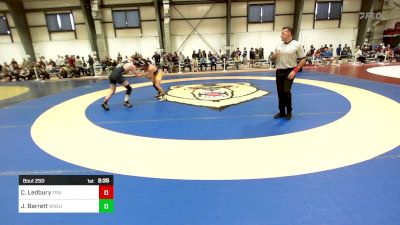 157 lbs Consi Of 16 #1 - Chase Ledbury, Trinity vs James Barrett, Western New England